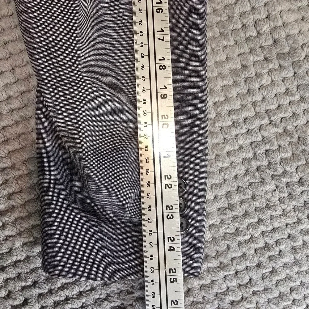 Givenchy Monsieur Vintage Double-Breasted‎ Blazer - Gray Micro-Check